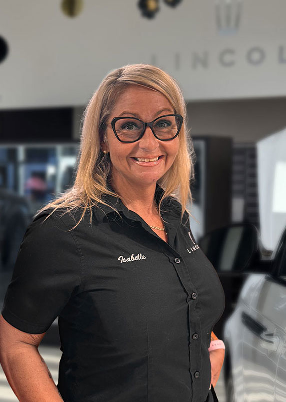 Isabelle Jean, membre de l'équipe des ventes Desjardins Lincoln